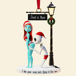 Naughty Lover Acrylic Ornament - Personalized Gift For Couples 05OHDT061125