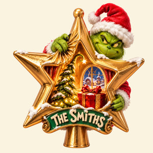 The Star Acrylic Christmas Tree Topper - Personalized Gifts For Family 07hatn211026