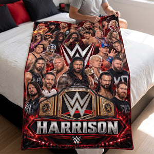 Legends Blanket - Personalized Gifts For Wrestling Lovers 05naqn120926
