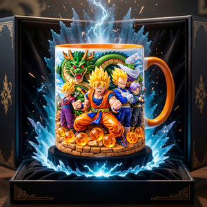 Legendary Warrior Energy Accent Mug - Personalized Gifts For Anime Fans Coffee Mug 05TYLU180326