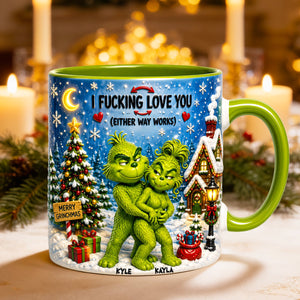 Naughty Couple Accent Mug - Personalized Christmas Gifts For Couple 03nadt210826