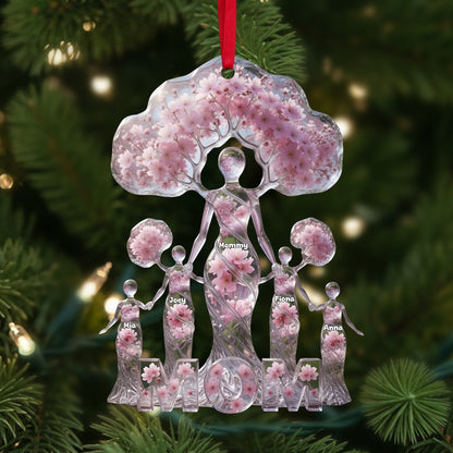 Gracefully Elegant Mom Tree Of Life Ornament, Personalized Gifts For Mom 01qhlu011025