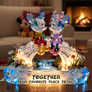 Romantic Couple Acrylic Light Box - Personalized Gifts For Couple 01ohlu111225
