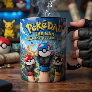 Dad And Little Champions Magic Mug - Personalized Gifts For Dad 05NALU070526