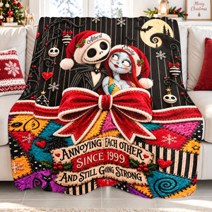 Annoyingly In Love Couple Blanket - Personalized Christmas Gifts For Couple 03paqn170926
