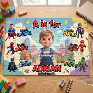 Happy Memories Jigsaw Puzzle - Custom Photo Gifts For Kids 02NATN060726-Homacus