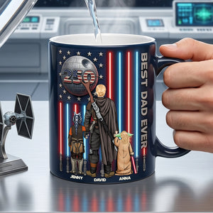Best Dad Ever Magic Mug - Personalized Gifts For Patriotic Dad 02NATN050526