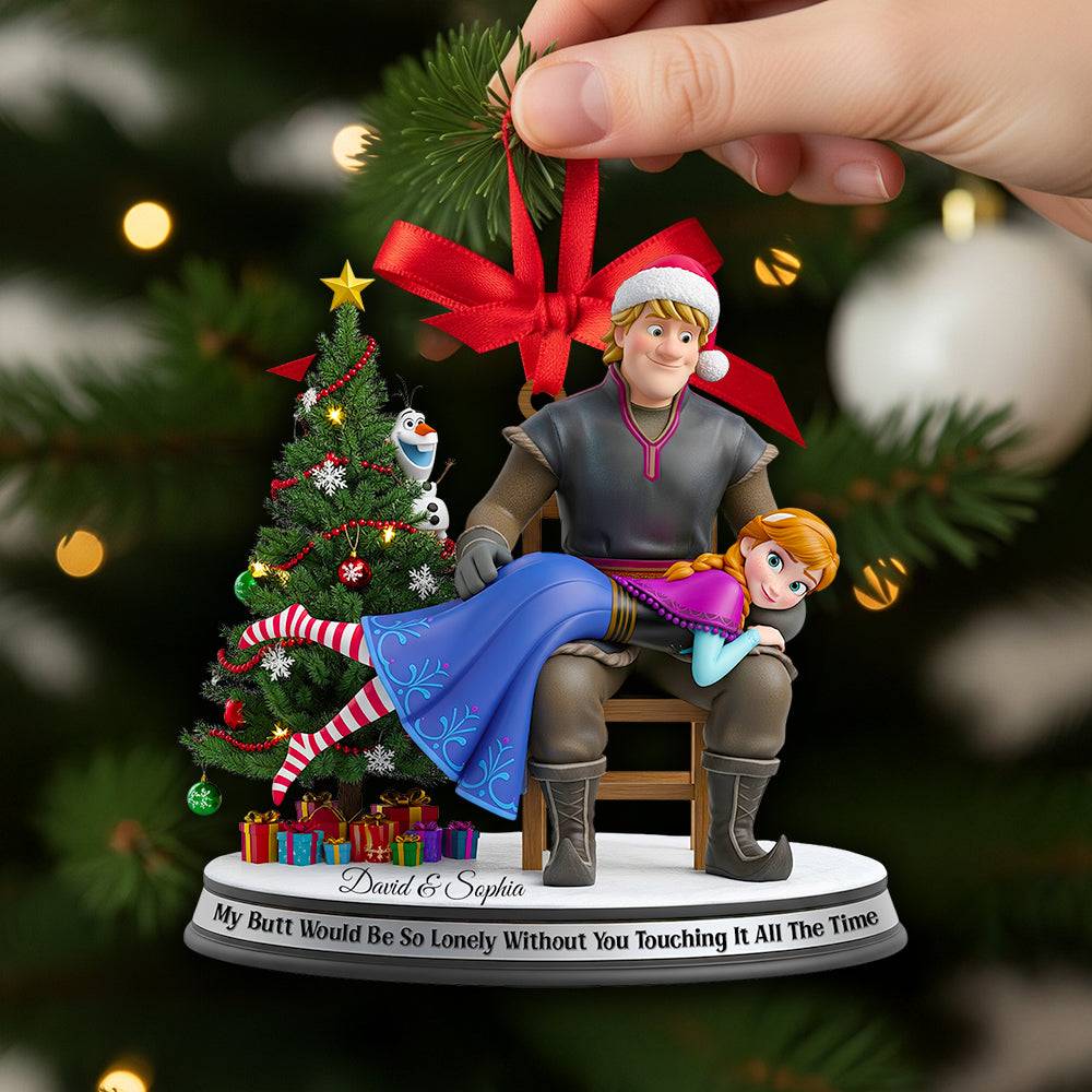 Touch Of Love Christmas Ornament Personalized Gifts For Couple 02NADT160925-Homacus