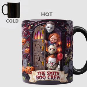 Funny Halloween Slashers Magic Coffee Mug - Personalized Gifts For Family 06tytn290826
