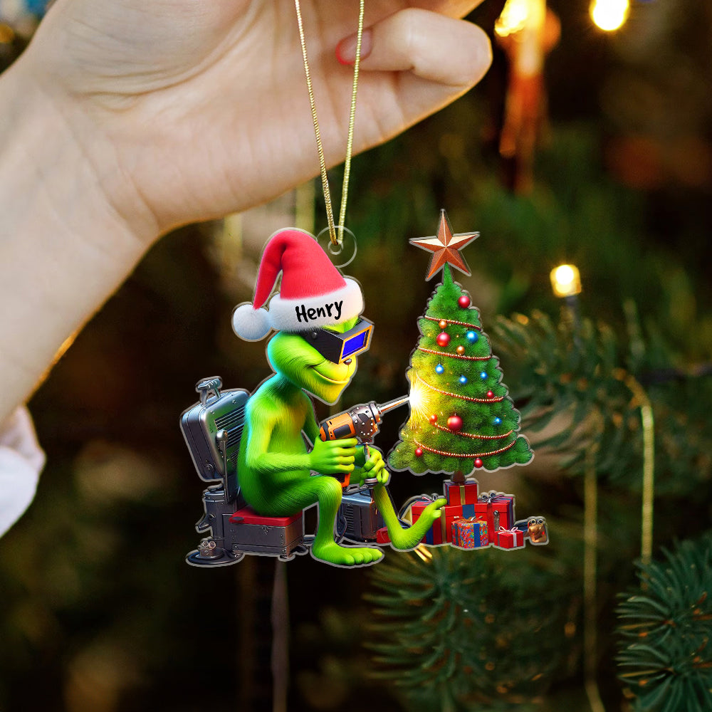 Personalized Gifts For Welder Christmas Ornament 04OHDT201124 - Ornament - GoDuckee