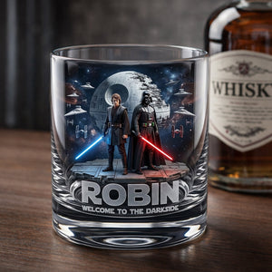 Space Adventure Round Glass - Personalized Gifts For Sci-Fi Lovers 06palu100326