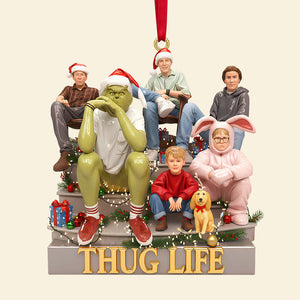 Funny Holiday Squad Ornament - Personalized Gift For Christmas 01OHTN031125