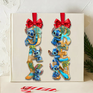 Cute Tropical Alien Ornament - Personalized Christmas Gift 05TGLU271025