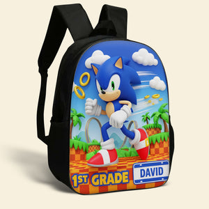 Power Up Characters School Bag Personalized Gifts For Kids 05natn310725 - Backpack - GoDuckee