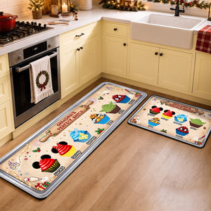 Sweet Cupcake Christmas Runner Rug - Personalized Gift For Grandmas 04NATN260826