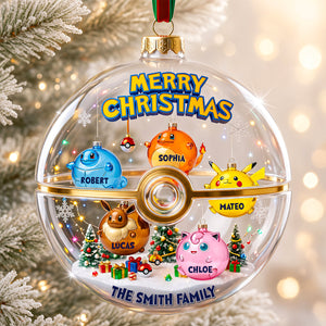 Fun Inflated Creatures Acrylic Ornament, Personalized Gifts For Family 01qhdt280826