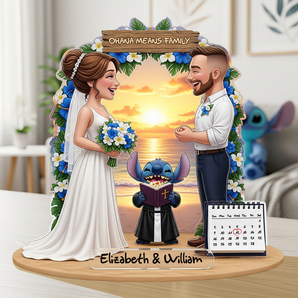 Wedding Couple Acrylic Plaque - Personalized Custom Photo Gifts For Couple 03HYLU210825