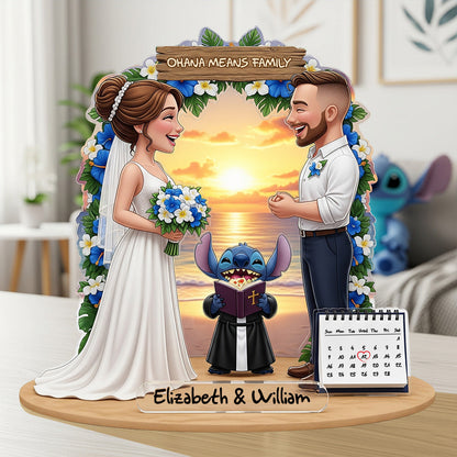 Wedding Couple Acrylic Plaque - Personalized Custom Photo Gifts For Couple 03HYLU210825
