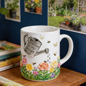 Gardening Therapy Coffee Mug – Personalized Gifts For Garden Lovers 06toqn291225