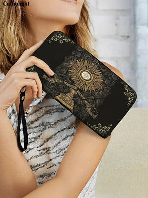 Catholight  The Corpus Christi Elegance Leather Wallet Purse