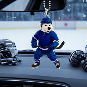 Ice Rink Spirit Car Ornament Personalized Gifts For Hockey Players 05HUDT140725