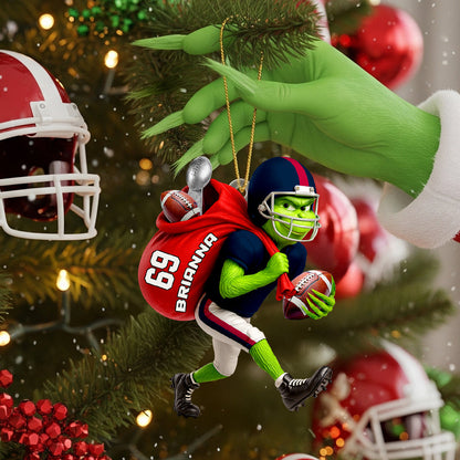 Football Thief Ornament Christmas Personalized Gifts For Football Lovers 02HUDT140725