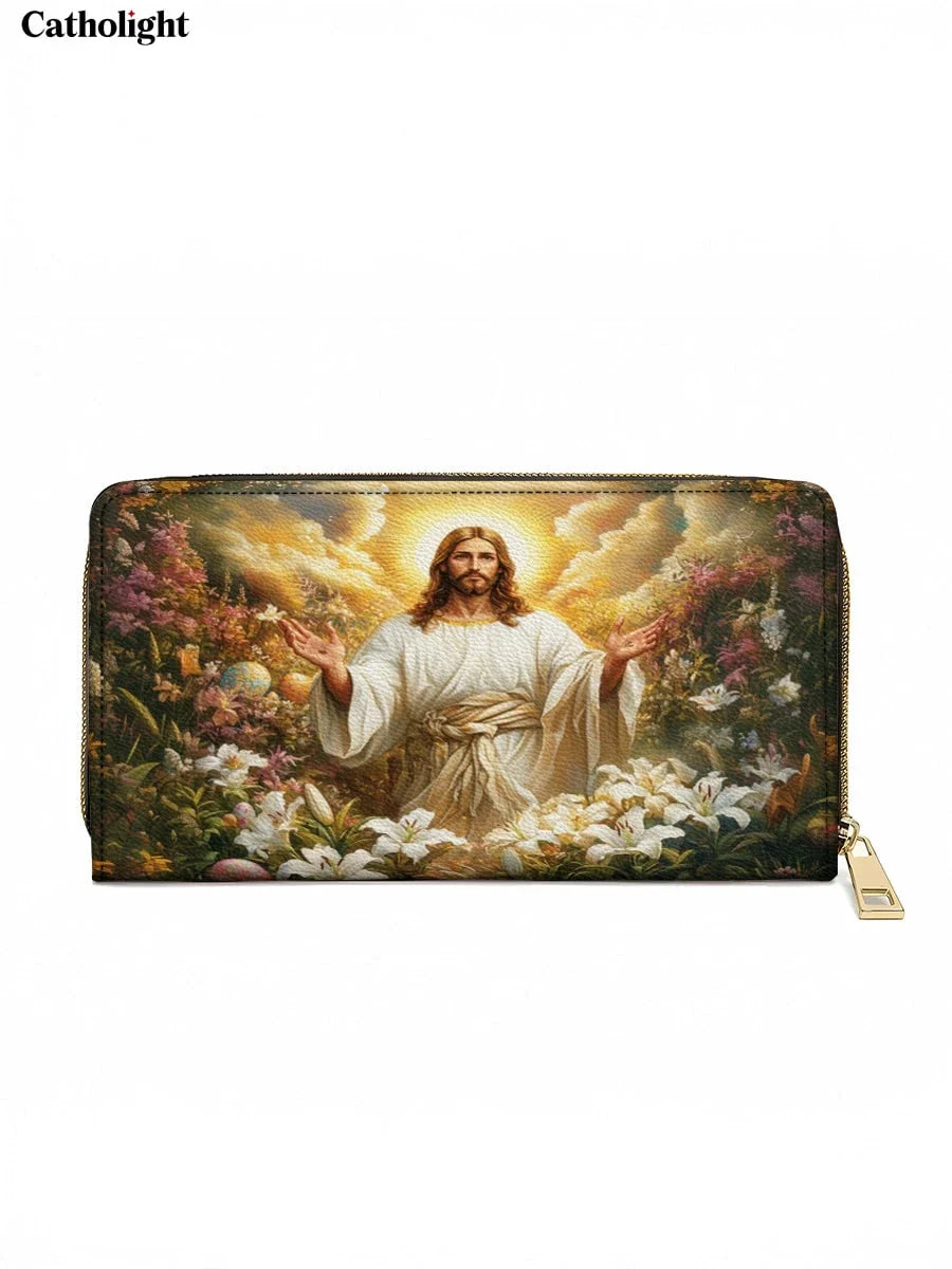 Catholight  Resurrection Bloom Leather Wallet Purse