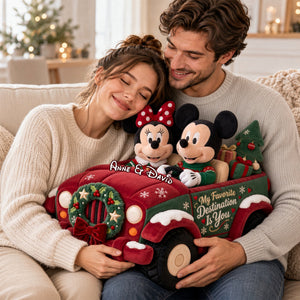 My Favorite Destination Is You Christmas Pillow - Personalized Gifts For Couple 05ttlu290926