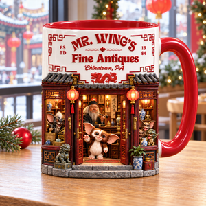 Mystic Shop Red Accent Mug, Personalized Gifts 03qhqn121026
