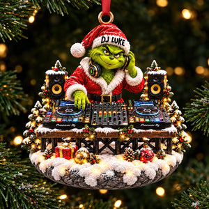DJ Christmas Ornament - Personalized Gifts For Christmas 08nadt131026