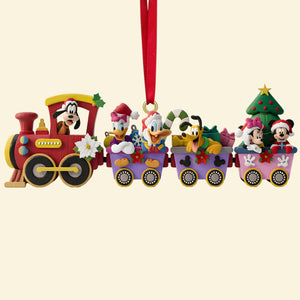 Christmas Lovely Train Adventure Ornament - Personalized Christmas Gifts 07ohtn271026