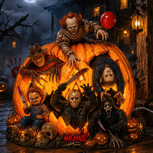 Scary Villain Acrylic Light Box - Personalized Gifts For Horror Lovers 05nadt300726