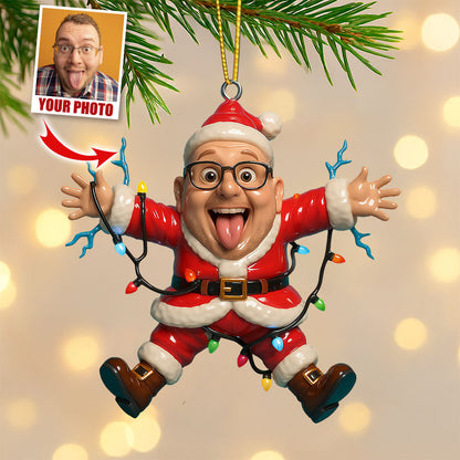 Funny Christmas Ornament - Custom Photo Gifts For Loved Ones 06huti260825