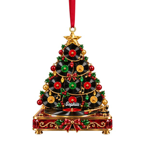 Vinyl Record Christmas Ornament - Personalized Gifts For Christmas 04natn161026