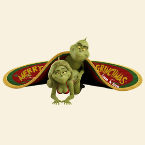 Naughty Green Couples Shaped Doormat - Personalized Gifts For Couples 04OHTN091025