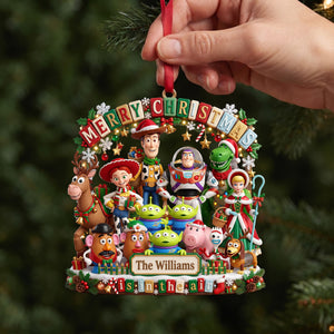 Festive Friends Acrylic Ornament – Personalized Christmas Gift For Families 02PALU010826