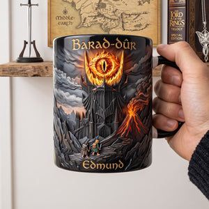 Mystical Realm Map Coffee Mug - Personalized Gift For Fantasy Lovers 01HUTN220826
