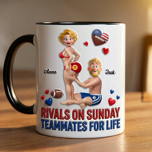 Sport Couple Accent Mug - Personalized Gifts For Couple 05HUTN130126