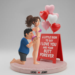 Personalized Funny Gifts For Couple Acrylic Plaque 02natn231225