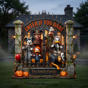 Trick Or Treat Custom Shape Yard Sign - Personalized Gifts For Halloween 03toqn080826