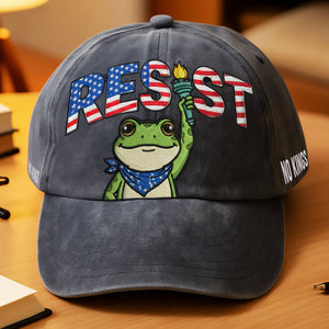 Resist Frog Wash Cap – Stand for Liberty, No Kings 04paqn281025