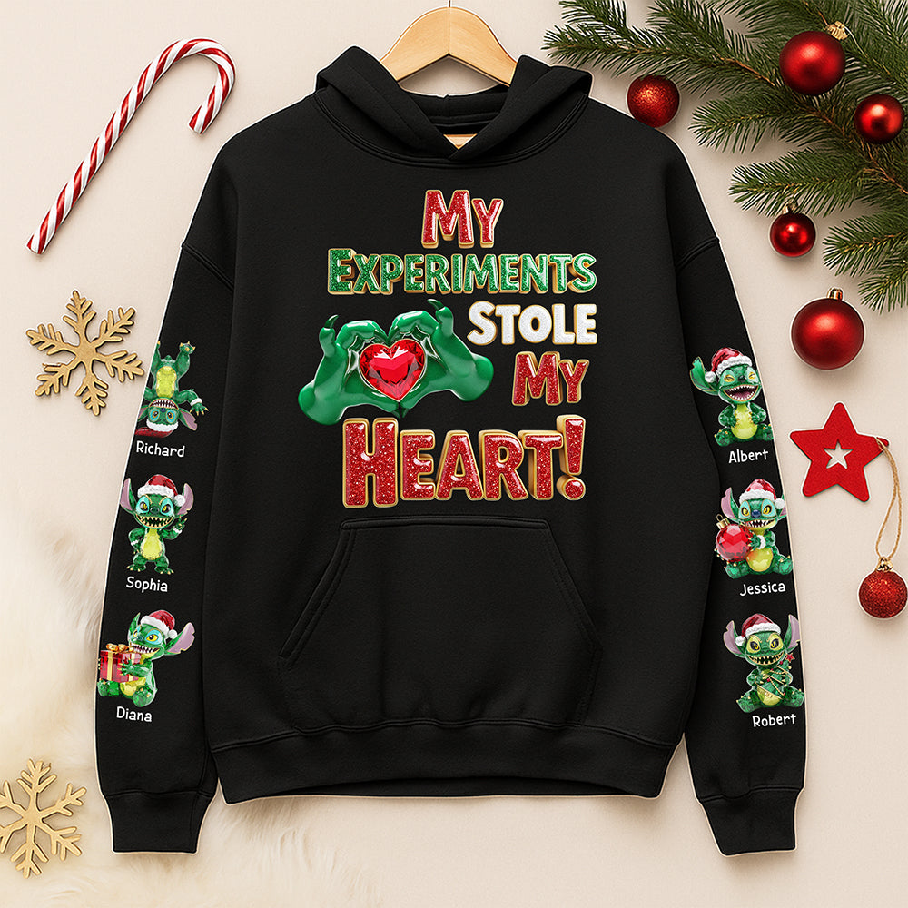 Adorable Grandkids Aliens  3D Sweatshirt - Personalized Christmas Gifts For Grandma 01ohqn260825