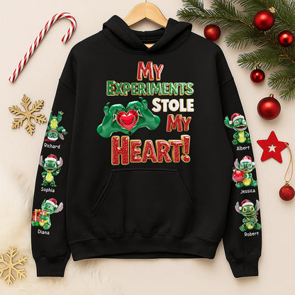 Adorable Grandkids Aliens  3D Sweatshirt - Personalized Christmas Gifts For Grandma 01ohqn260825