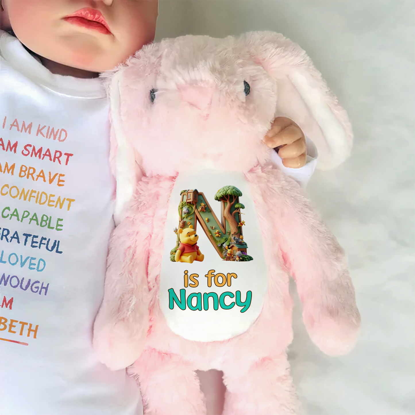 Personalized Gifts For Kids Stuffed Bunny 04kapu180325 - Bunny - GoDuckee