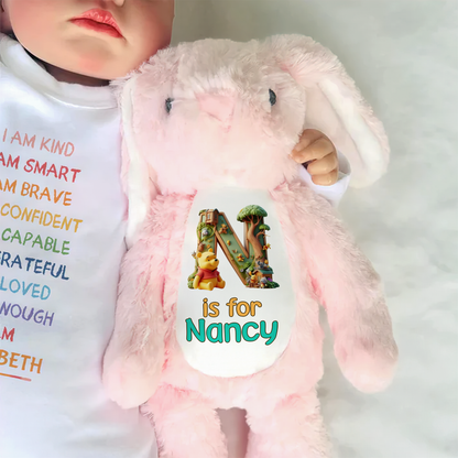 Personalized Gifts For Kids Stuffed Bunny 04kapu180325 - Bunny - GoDuckee