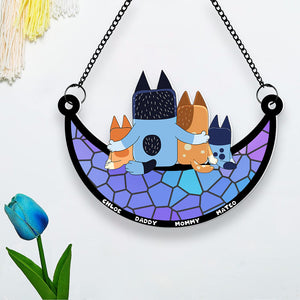 Personalized Gifts For Family Suncatcher Ornament 03nadt250424-Homacus