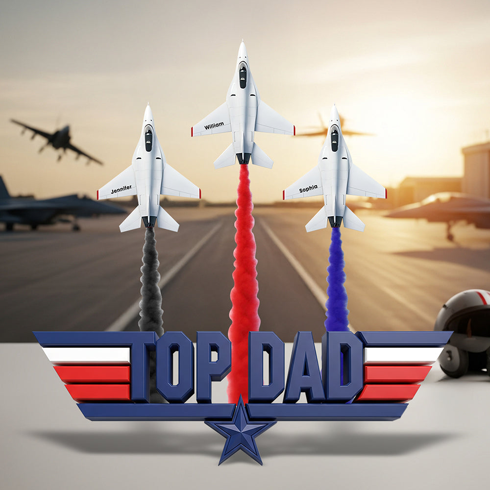 Top Dad Acrylic Plaque - Personalized Gifts For Dad 04ohqn280525-Homacus