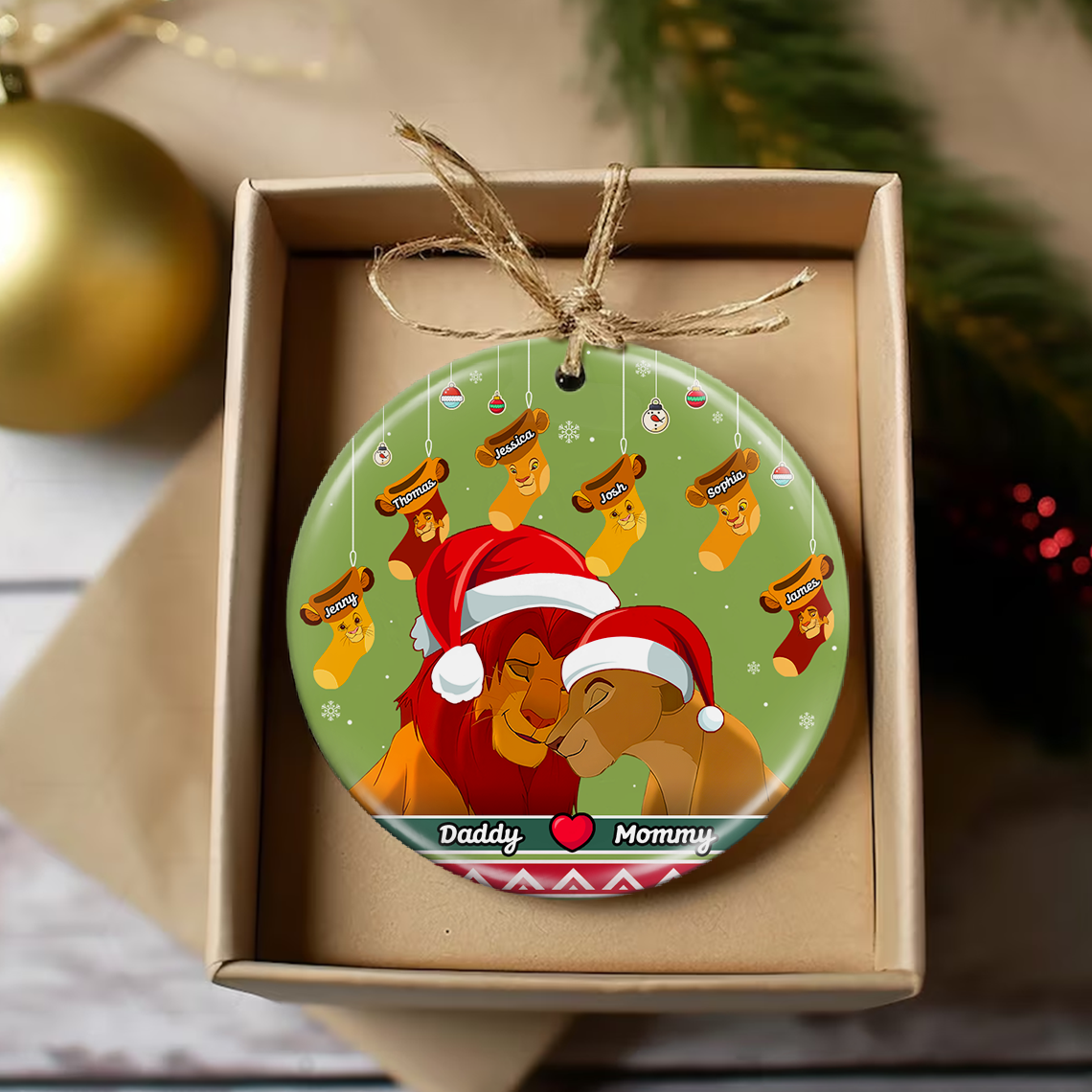 Personalized Gifts For Family Christmas Ornament 04xqpu161024 - Ornament - GoDuckee