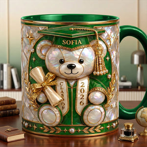 Lovely Bear - Celebrate Graduation Accent Mug - Personalized Gifts For Graduates 04tytn080526