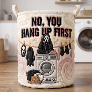 Fun Chatty Quilted Laundry Basket, Personalized Gifts 03qhdt200726